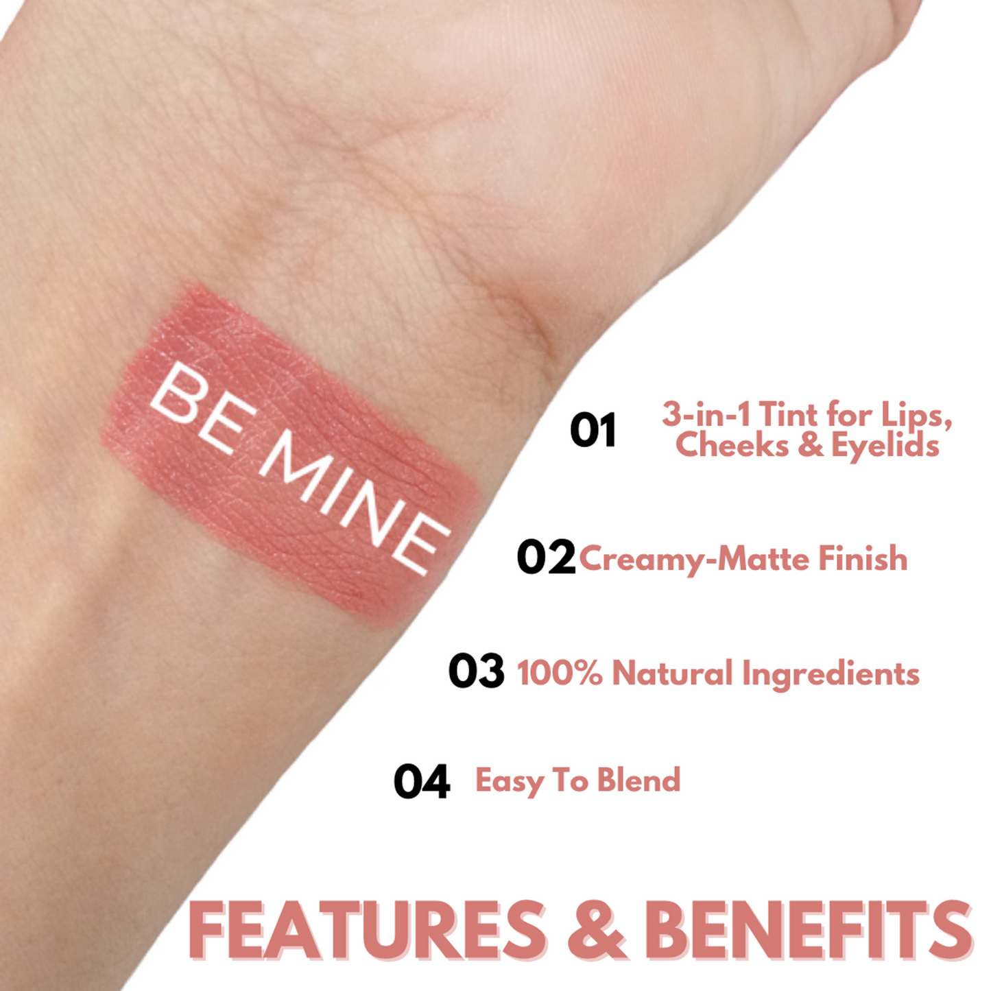 Be Mine Nude Beige Shade Lip & Cheek Tint