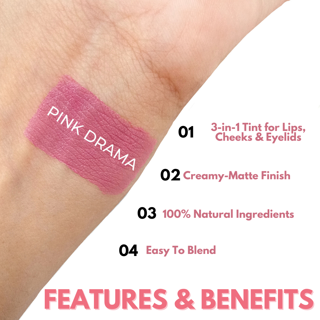 Pink Drama Lip & Cheek Tint